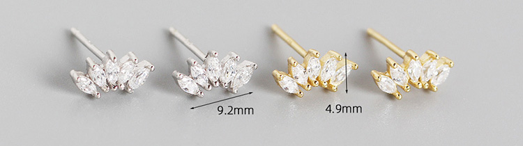 description picture for stud earrings id MLYH557-1