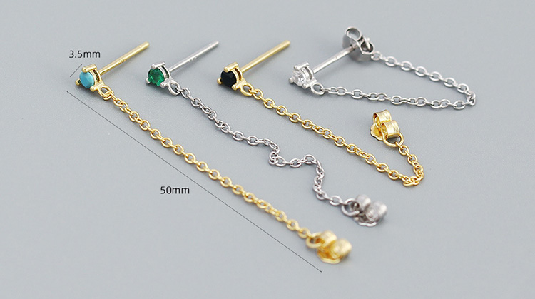 description picture for stud earrings id MLYH587-1